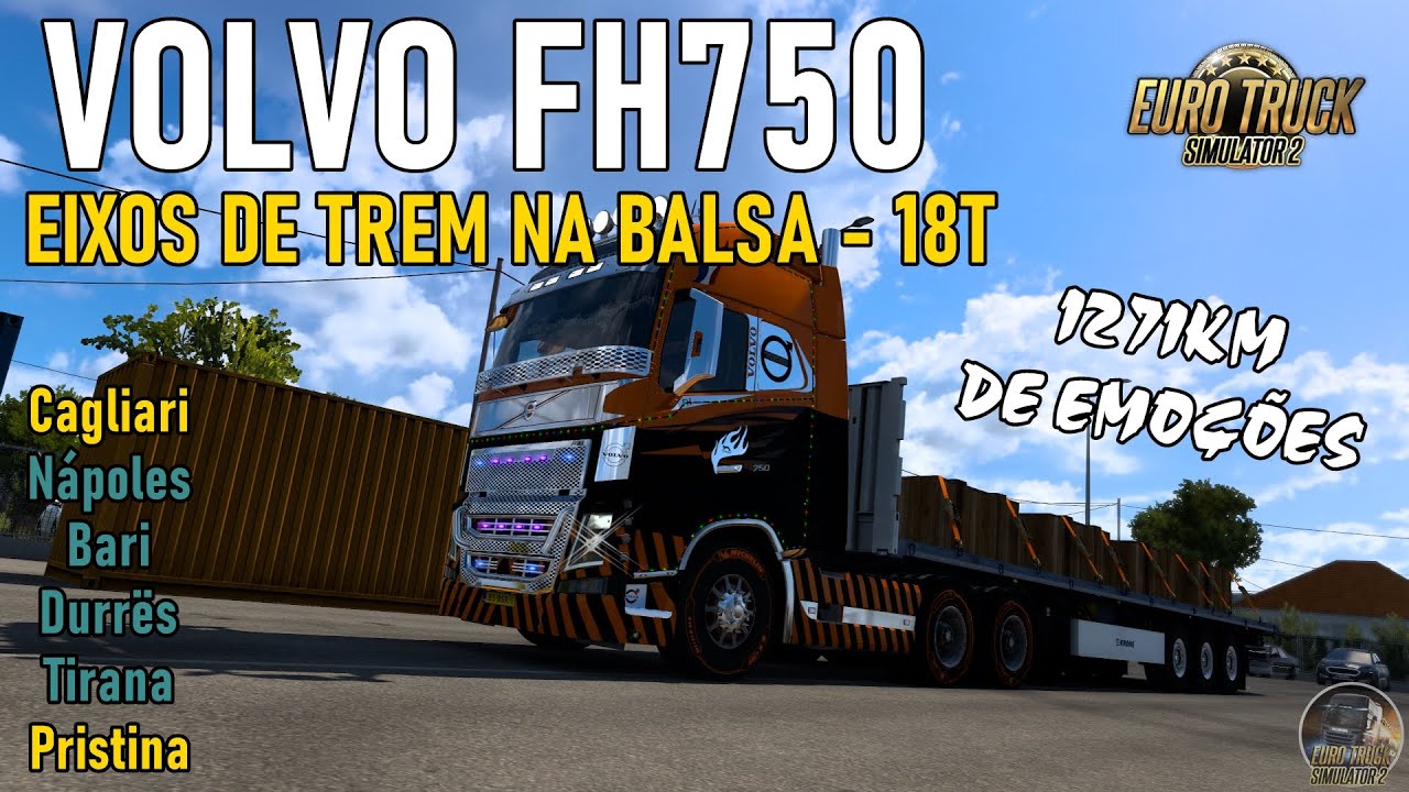 MAIS DE 700KM DE BALSA EM UMA ENTREGA PESADA 🔥 | ETS2 REALISTA