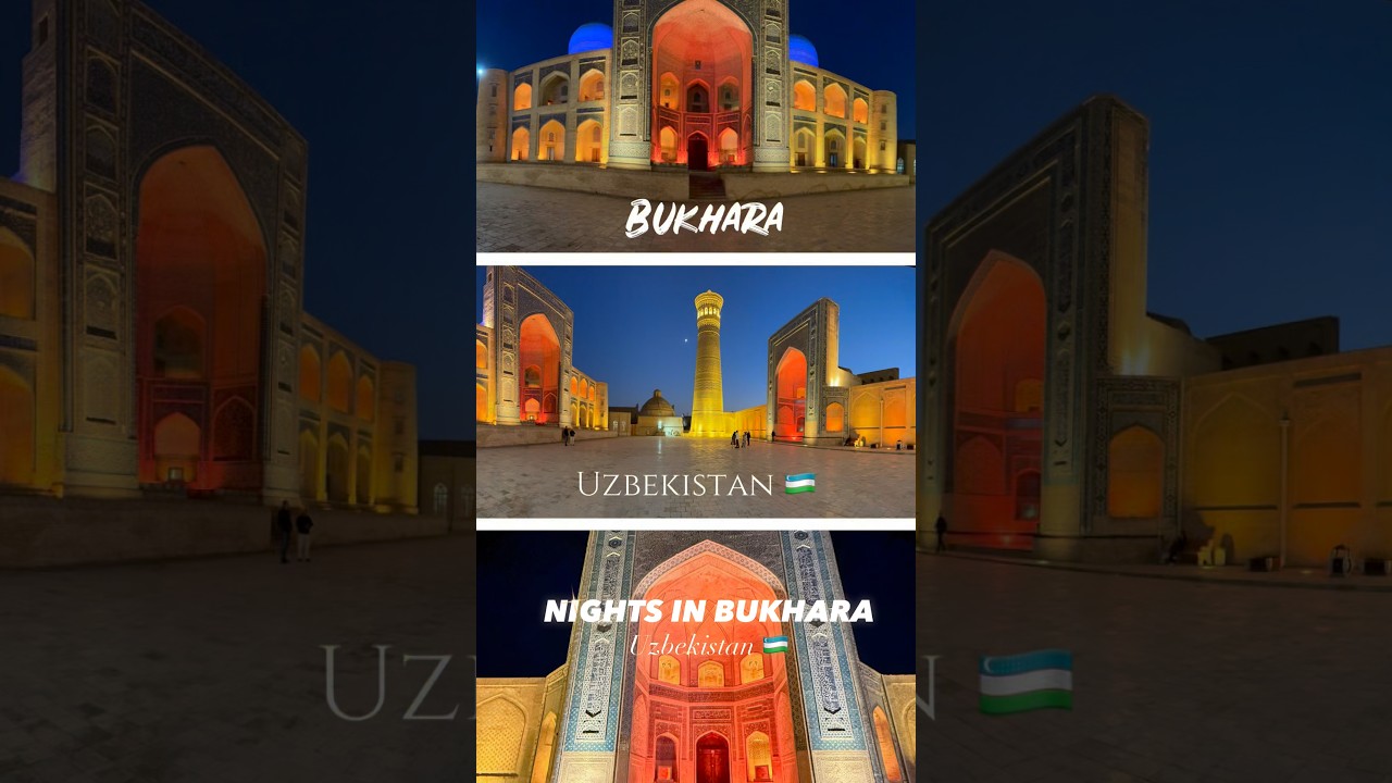 Uzbekistan light up monuments in #bukhara #shortvideo #parisdiaries