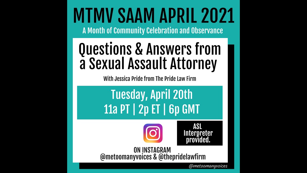 SAAM: Q & A with a Sexual Assault Attorney