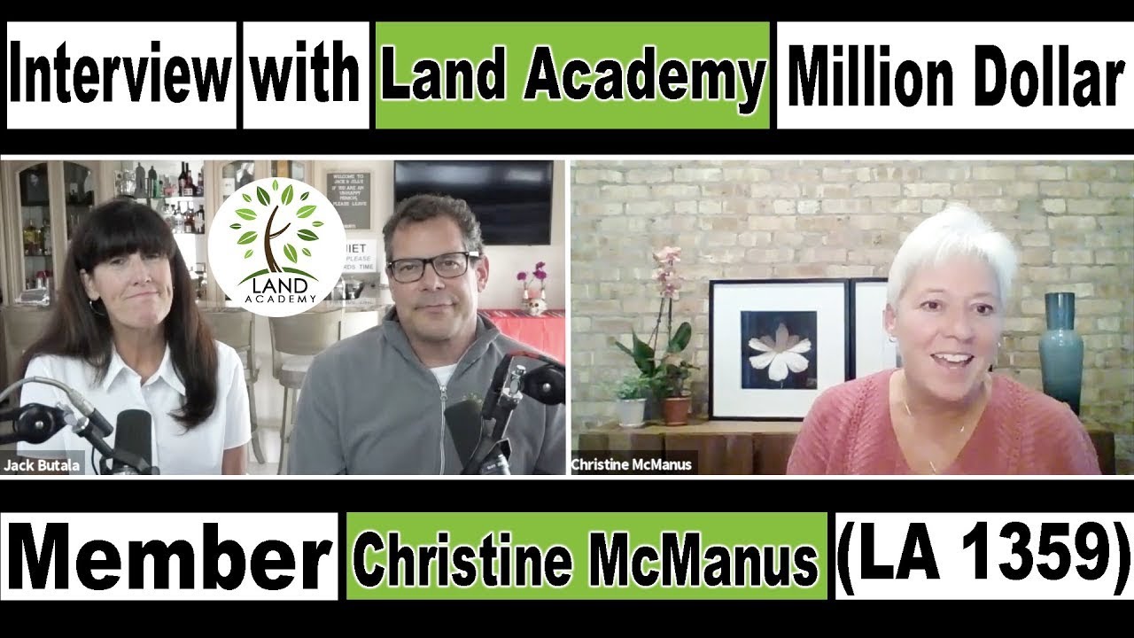 Интервью с Кристин Макманус (LA 1359), участницей программы Land Academy Million Dollar Member.