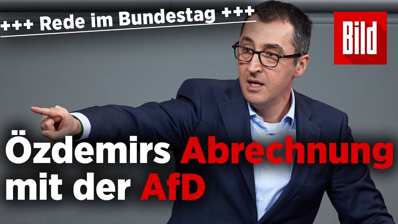Cem Özdemir rechnet mit der AfD ab – die ganze Rede vor dem Bundestag