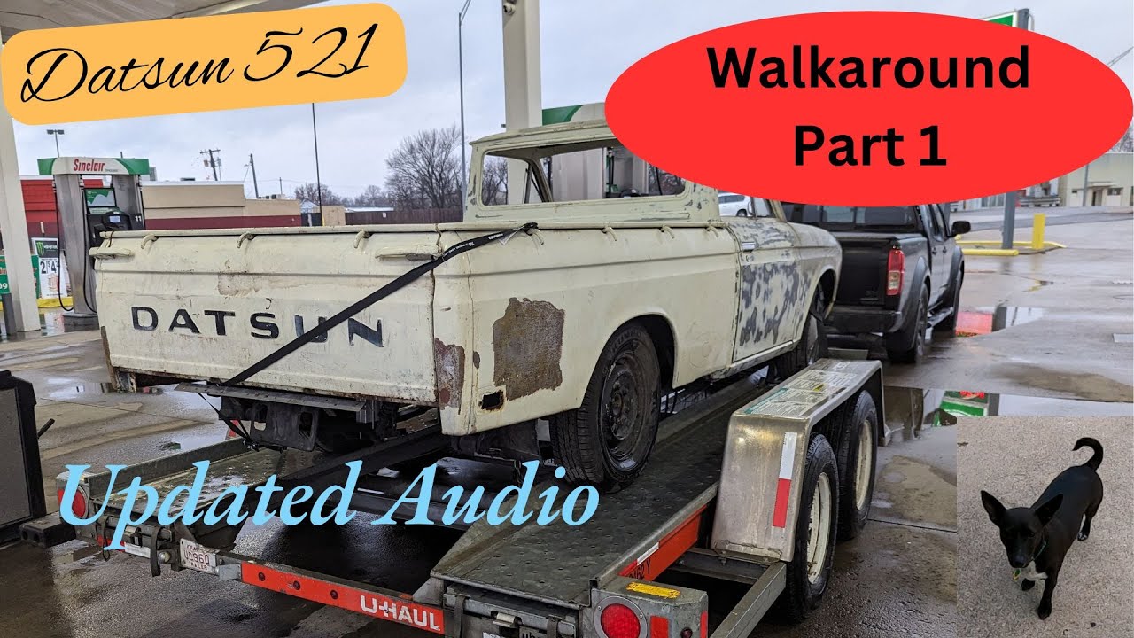 Реставрация грузовика Datsun 521 1970 года. Обзор 521-го. Обновлённый звук. Часть 1