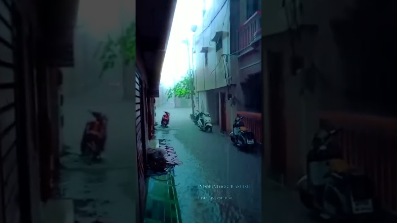Heavy Rain 🌧️ IN Indore. #vlog #short #indore #rain #tiktok #reels #instagram #story #shorts #shots