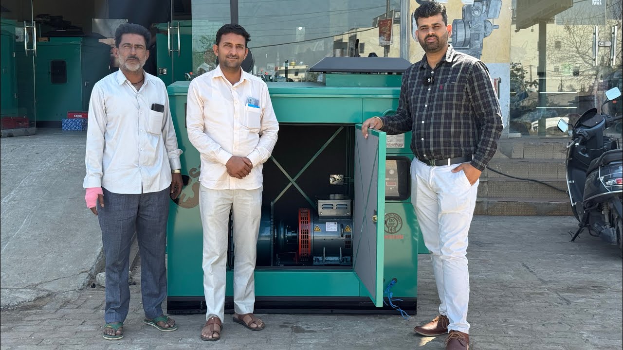 10kva Kirloskar silent generator 12hp engine 10kva alternator @Chadha Generators Private Limited Ladwa Kurukshetra #cgpl