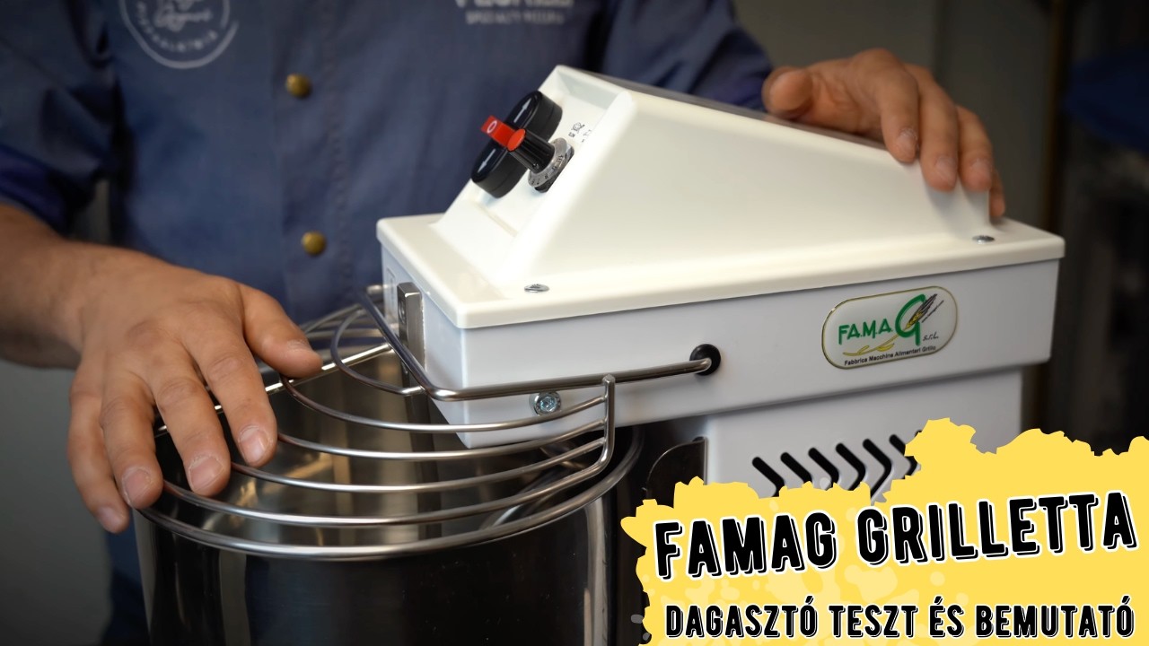 Famag Grilletta IM5 10V HH fix üstös dagasztó technikai bemutatása egy pizzaiolo szemével