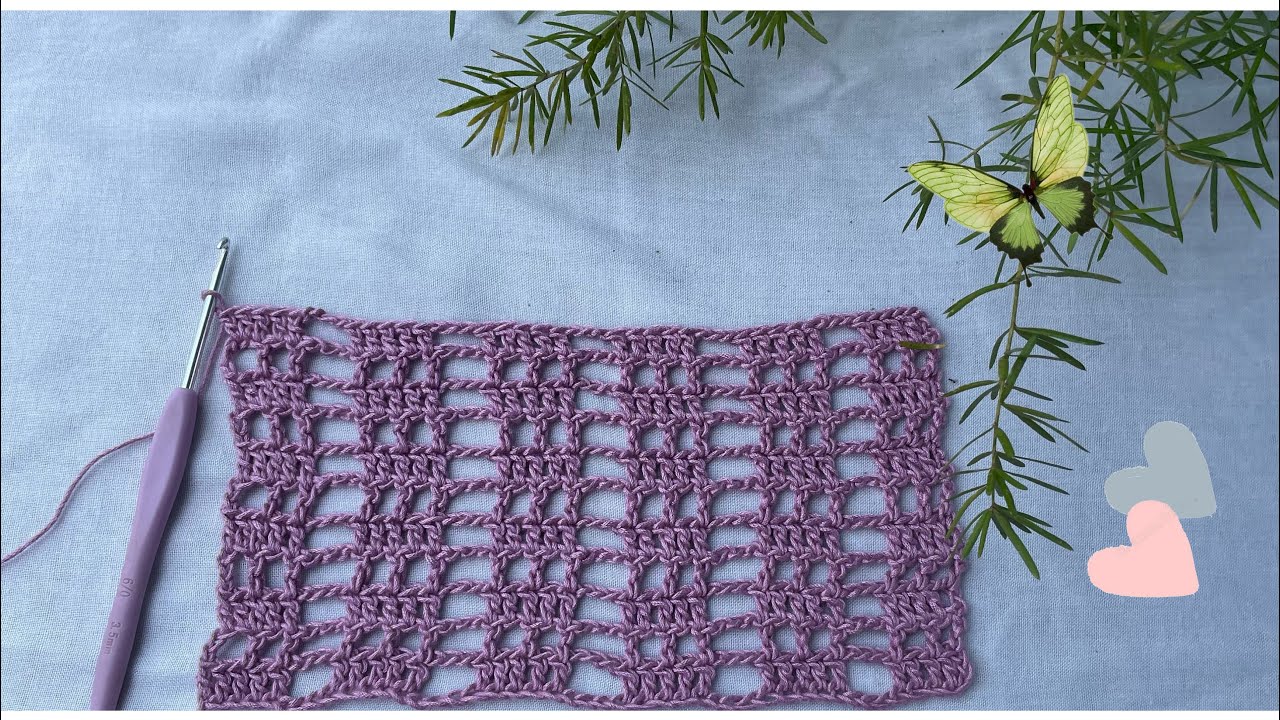 Crochet : How to crochet simple stitches / crochet pattern / Indi diy
