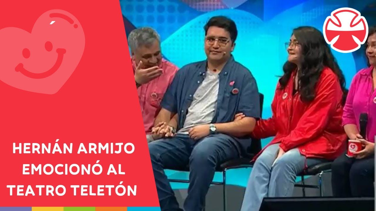 Hernán Armijo emocionó al Teatro Teletón con su historia