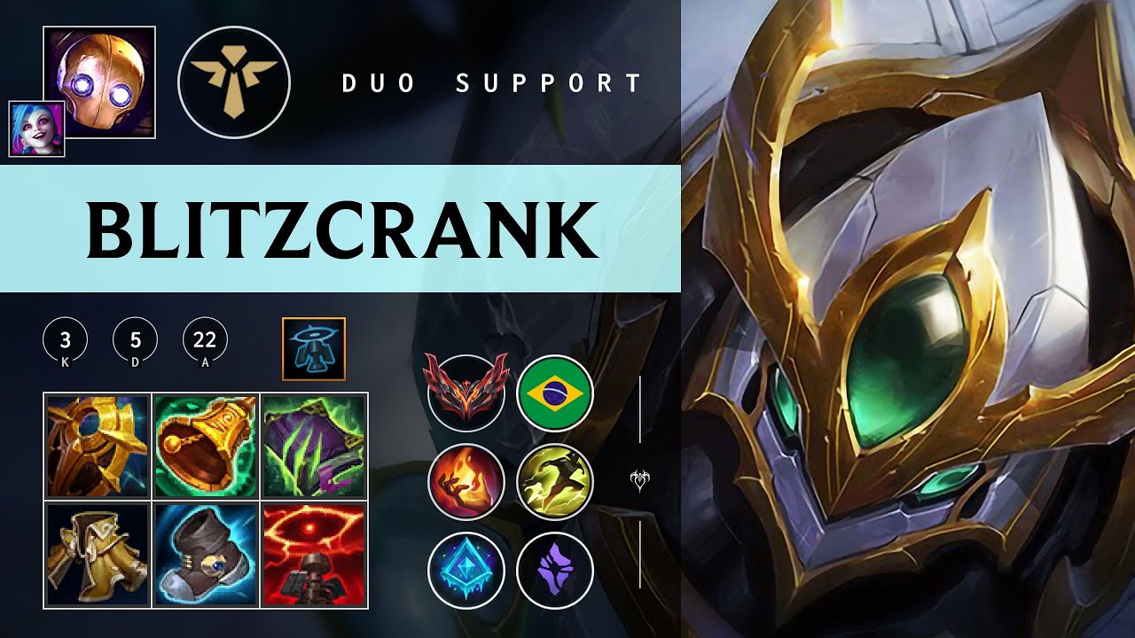 Blitzcrank Support vs Seraphine - BR Grandmaster Patch 26.01