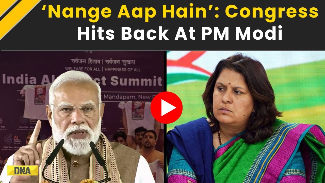 PM Modi News: Congress Hits Back At PM Modi Over &lsquo;Naked and Dirty Politics&rsquo; Remark