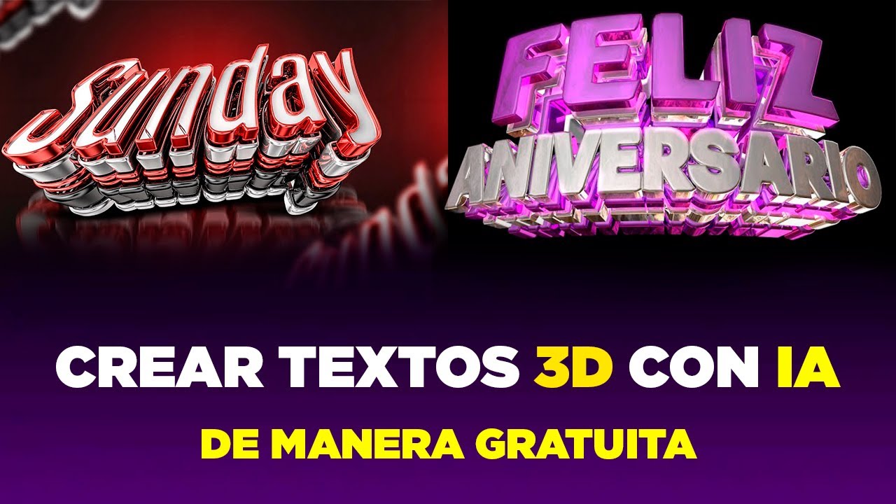 Cómo crear textos 3D estilo Cinema 4D con IA – ¡Fácil y rápido!