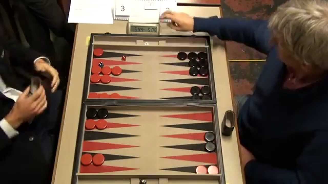 2012 Leuven Open Backgammon: final. Interesting annotations.