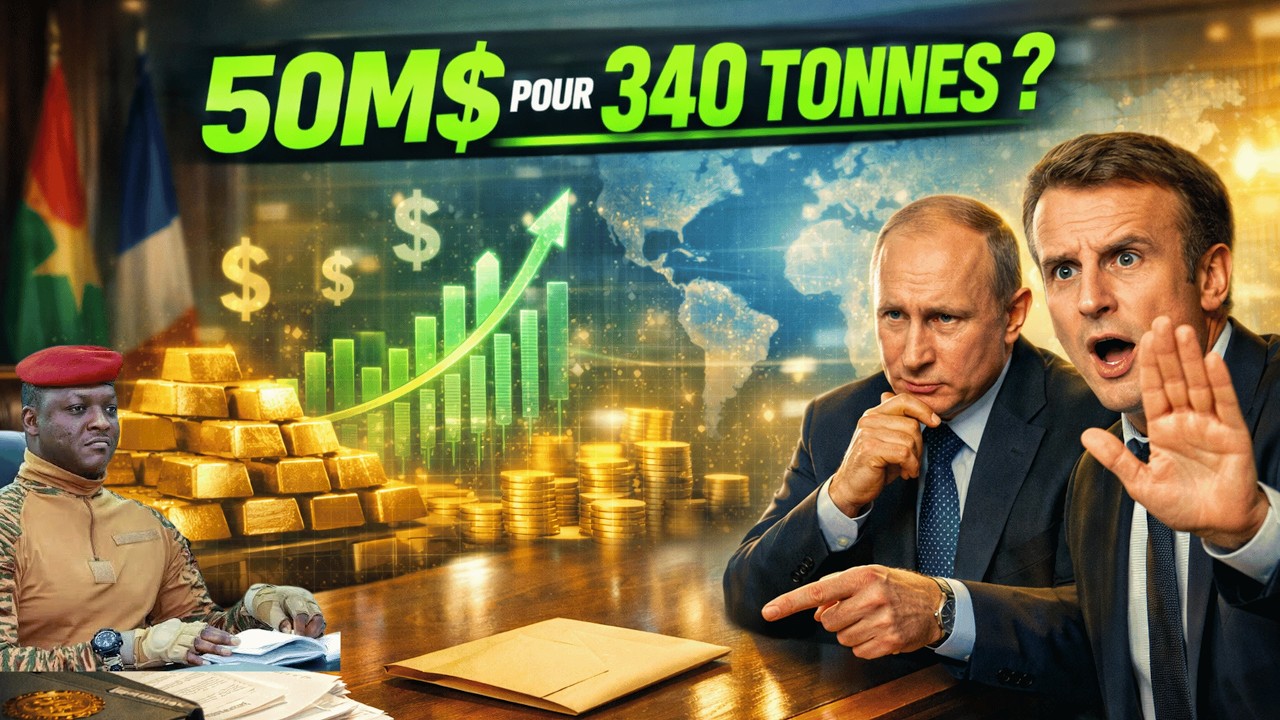 Ibrahim Traoré refuse 50M$ : 340 tonnes d’or, choc géopolitique France–USA