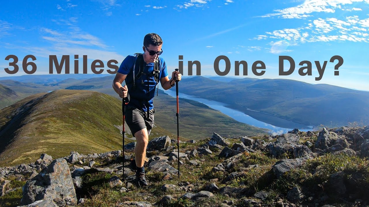Hiking The 6 Remote Ben Alder Munros in a day..