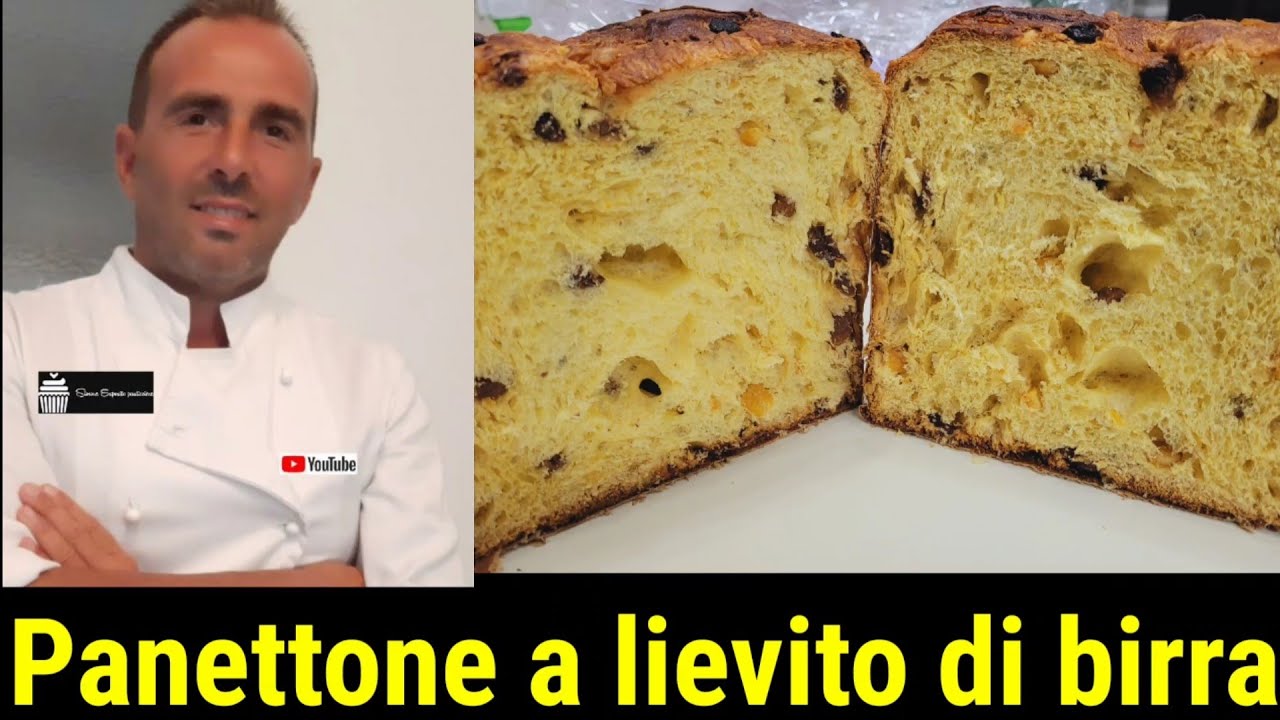 Panettone natalizio con lievito di birra stupendo spiegato benissimo da un pasticciere napoletano