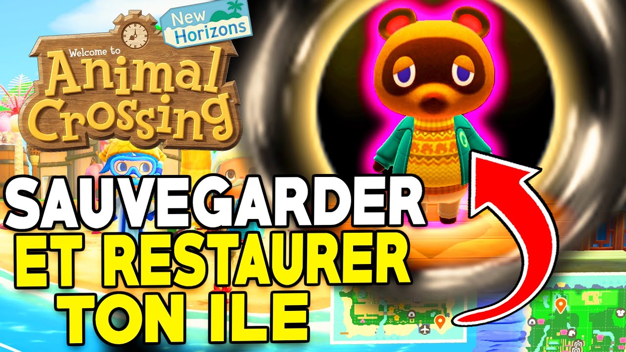 [TUTO FR] COMMENT ARCHIVER (SAUVEGARDER ET RESTAURER TON ÎLE?! 🎨) Animal Crossing New Horizons 1.4.0