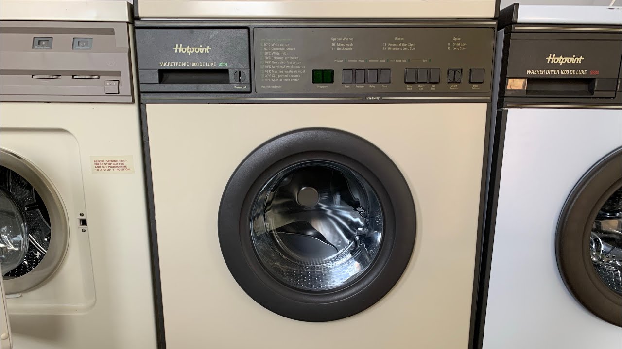 ANOTHER ONE!? Hotpoint microtronic 1000 DE LUXE 9554- maiden wash