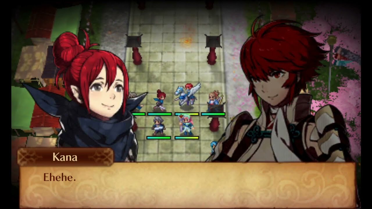 Fire Emblem Fates - Kana & Hinoka conversation - Hoshidan Festival of Bonds DLC