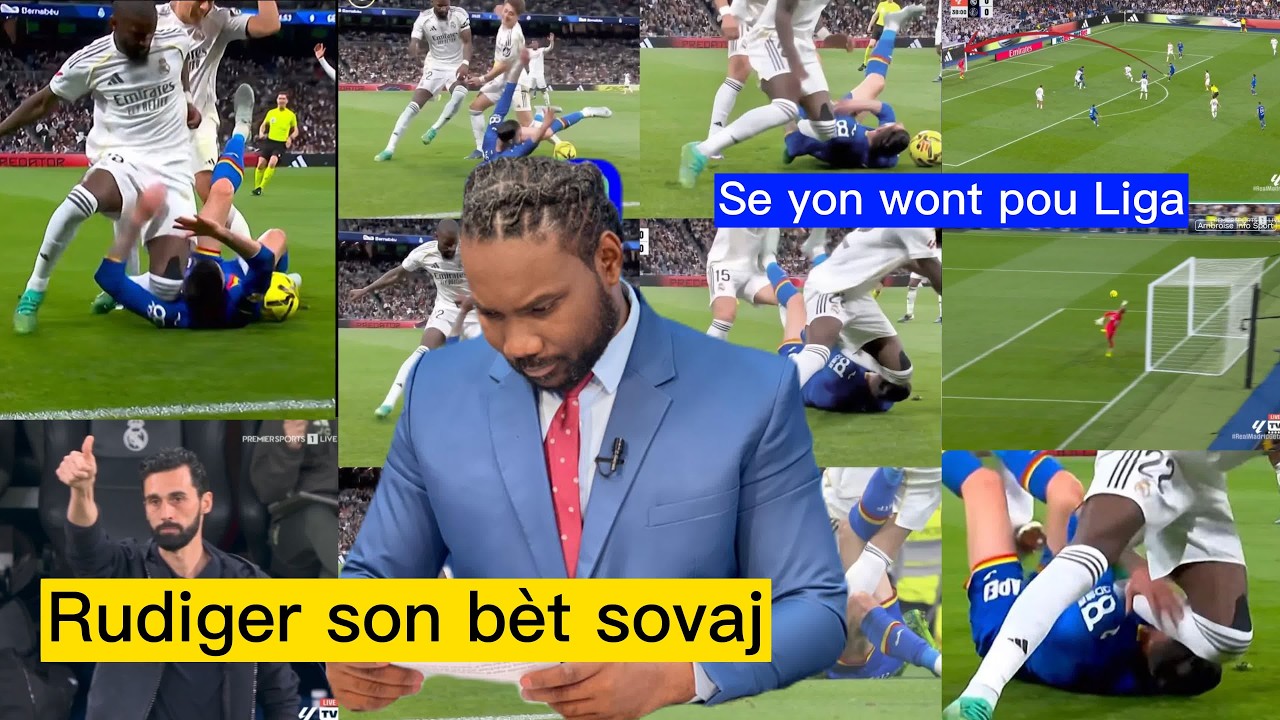Gregory Fini ak karyè Rudiger , Rudy son gwo kriminèl ki pa gen plas li nan Football la . pa posib
