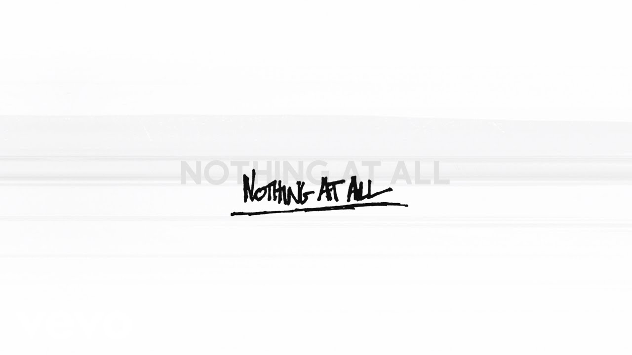 Foo Fighters - Nothing At All (Lyric Video)