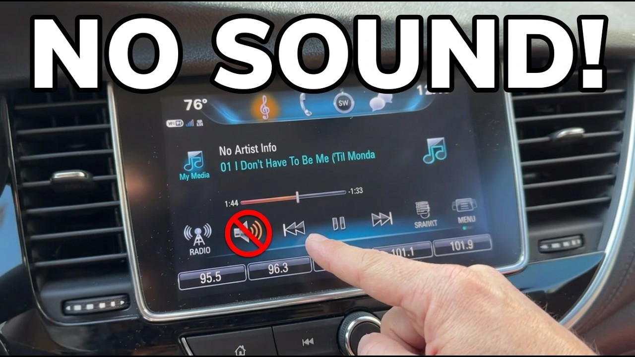 Нет звука в моём Buick Encore! Подскажите, как исправить?