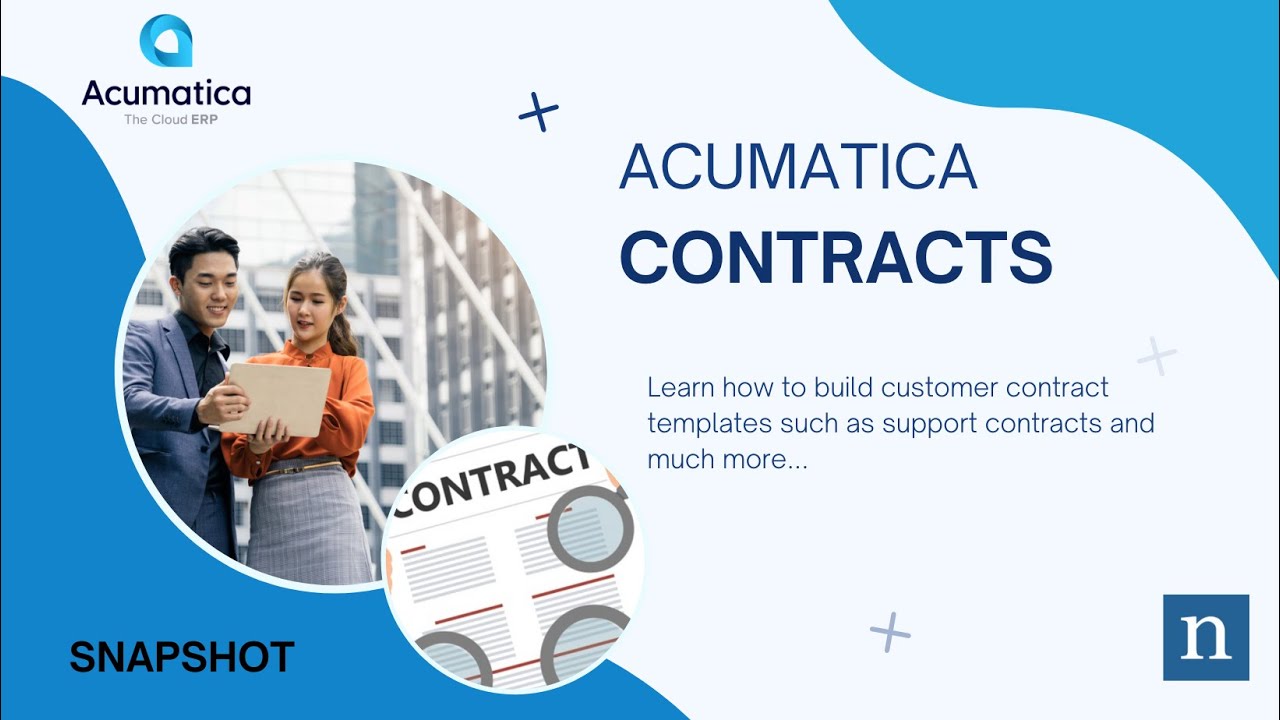 Contracts in Acumatica
