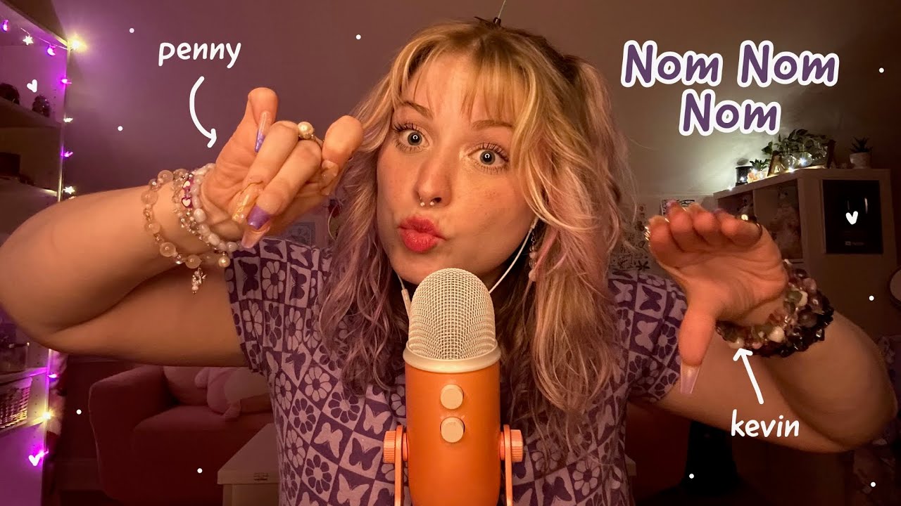 ASMR Kevin and Penny Hand Puppets Trigger Full Video! The New Ultimate Close Mouth Sounds Trigger ✨
