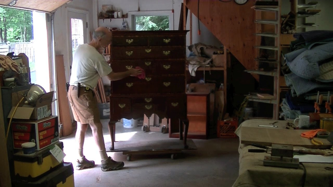 Restoring an Antique Highboy - Thomas Johnson Antique Furniture Restoration