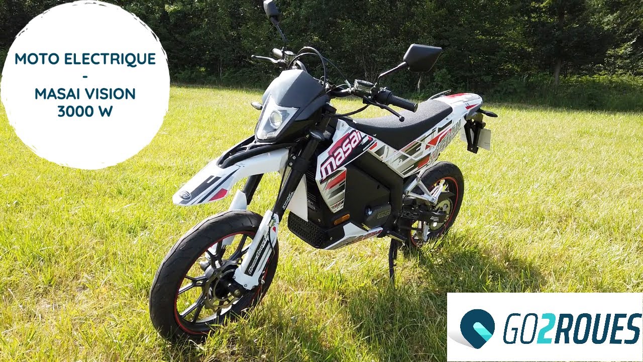 Masai Vision 3000 W - Essai Supermotard Electrique 50