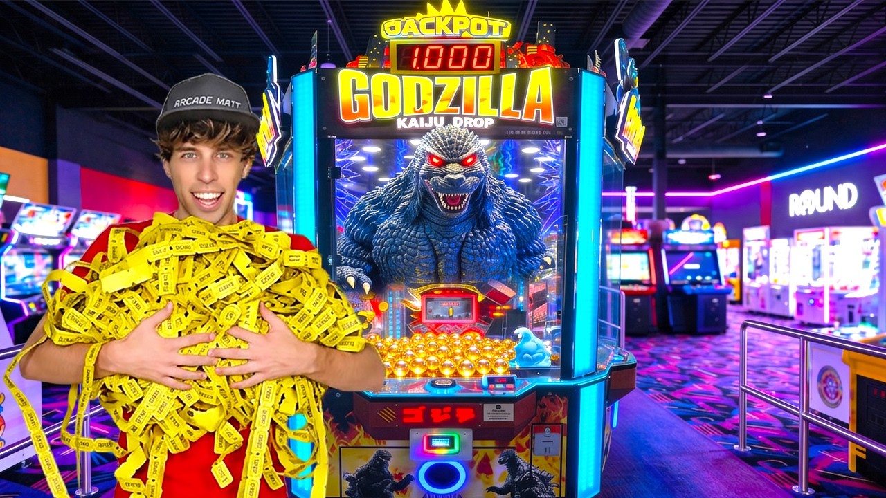 This New Godzilla Arcade Game Is Actually INSANE!