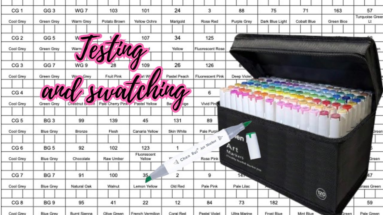 Are these Alcohol Markers from Shein any good? Review and Swatching