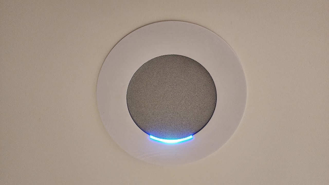 Instalação da Nova Echo POP (Alexa) embutida no teto de Drywall