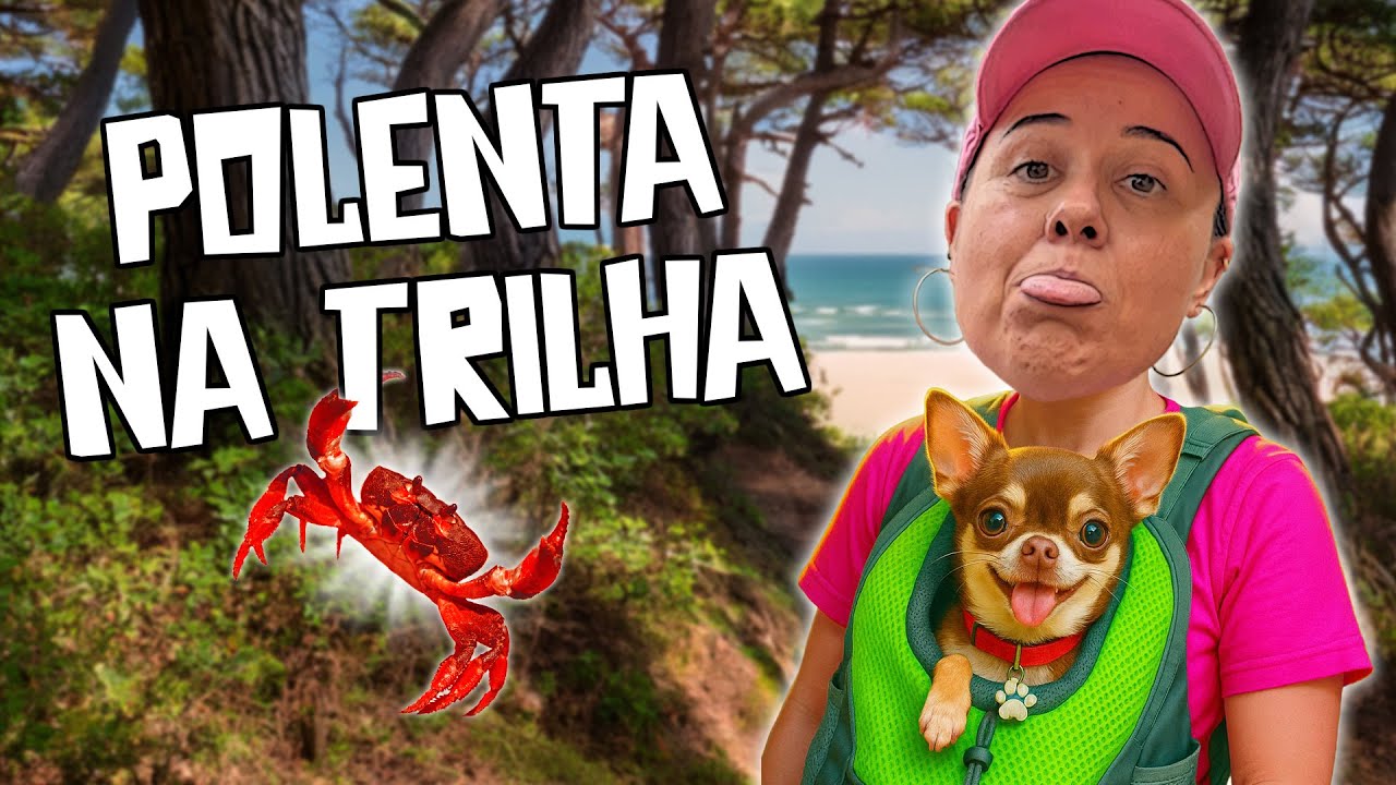 POLENTA VOLTA À PRAIA E ENCARA UMA TRILHA...E O NHOQUE SE SUPEROU ANDANDO NA RODA GIGANTE!