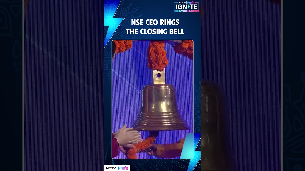 NSE MD Ashishkumar Chauhan Rings The Closing Bell At NDTV Profit IGNITE 2025 | NDTV Profit