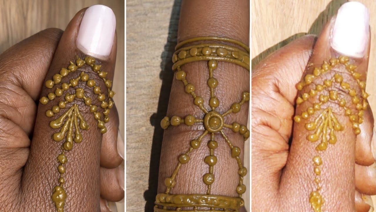 Simple And Easy Mehndi Design For Thumb | 5-Minute Finger Mehndi#mehndi #henna #hennadesign#trending