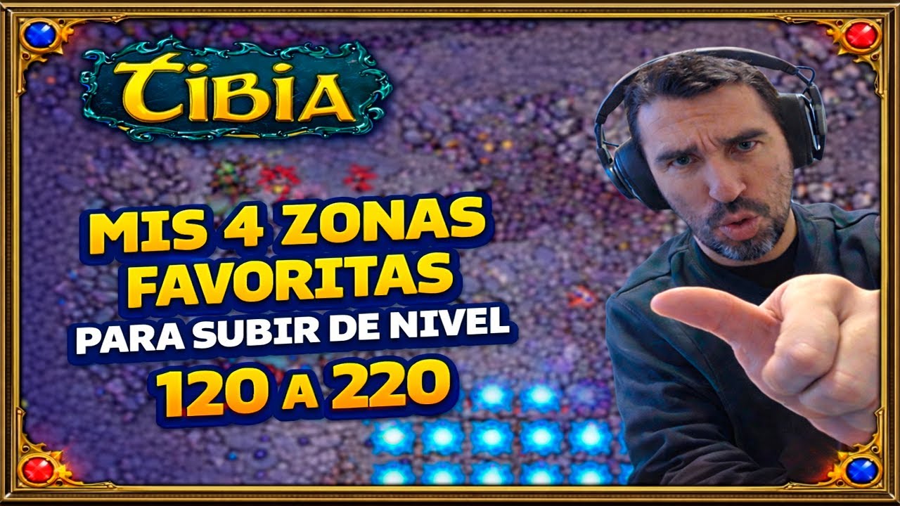 4 ZONAS PARA CONSEGUIR NIVEL 200 RAPIDO EN TIBIA