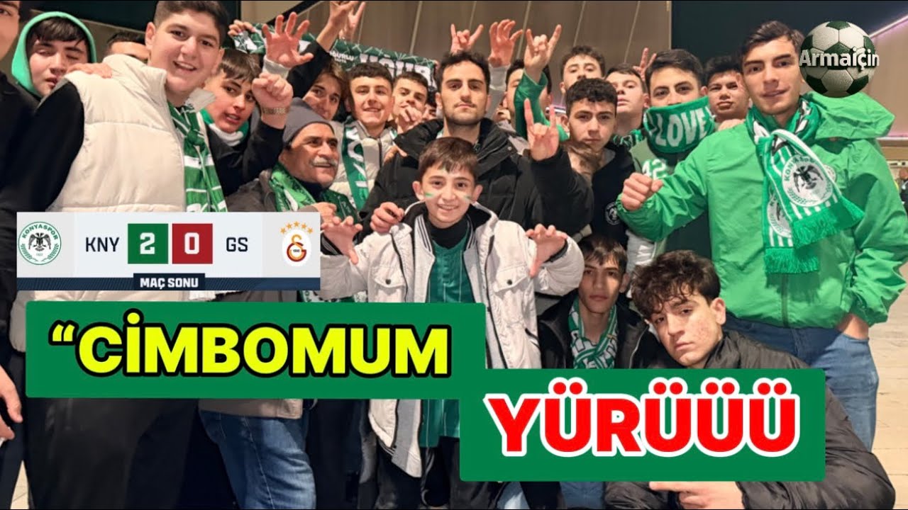 “ŞAMPİYON OLAMIYACAKSINIZ”|”BURASI JUVENTUS DEĞİL KONYAAA!!!| Konyaspor 2-0 Galatasaray | Armaiçin