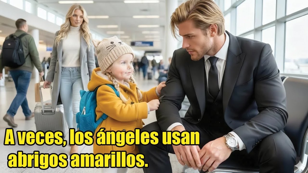 “¿También estás perdido, señor?”—La niña que cambió al CEO más solitario del aeropuerto