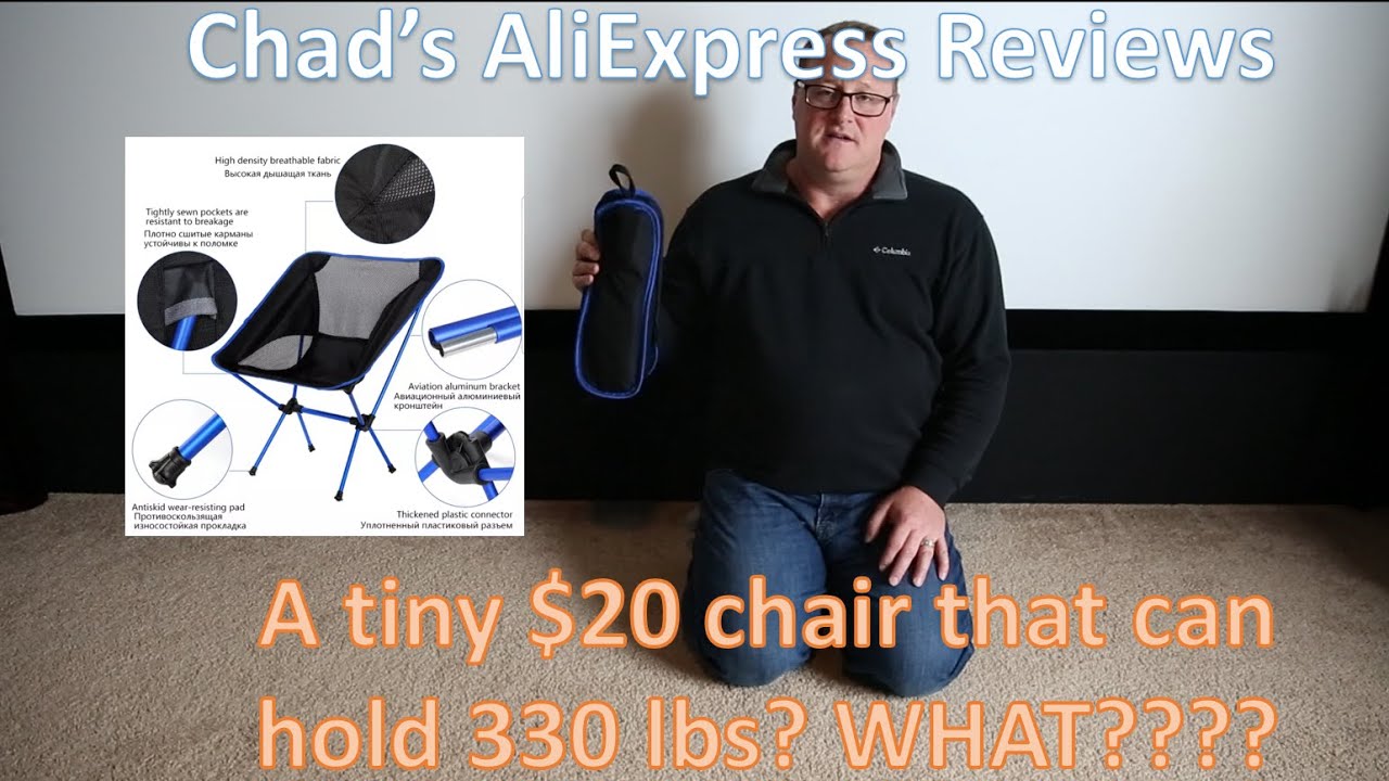 AliExpress Review of $20 tiny chair with 330lb capacity
