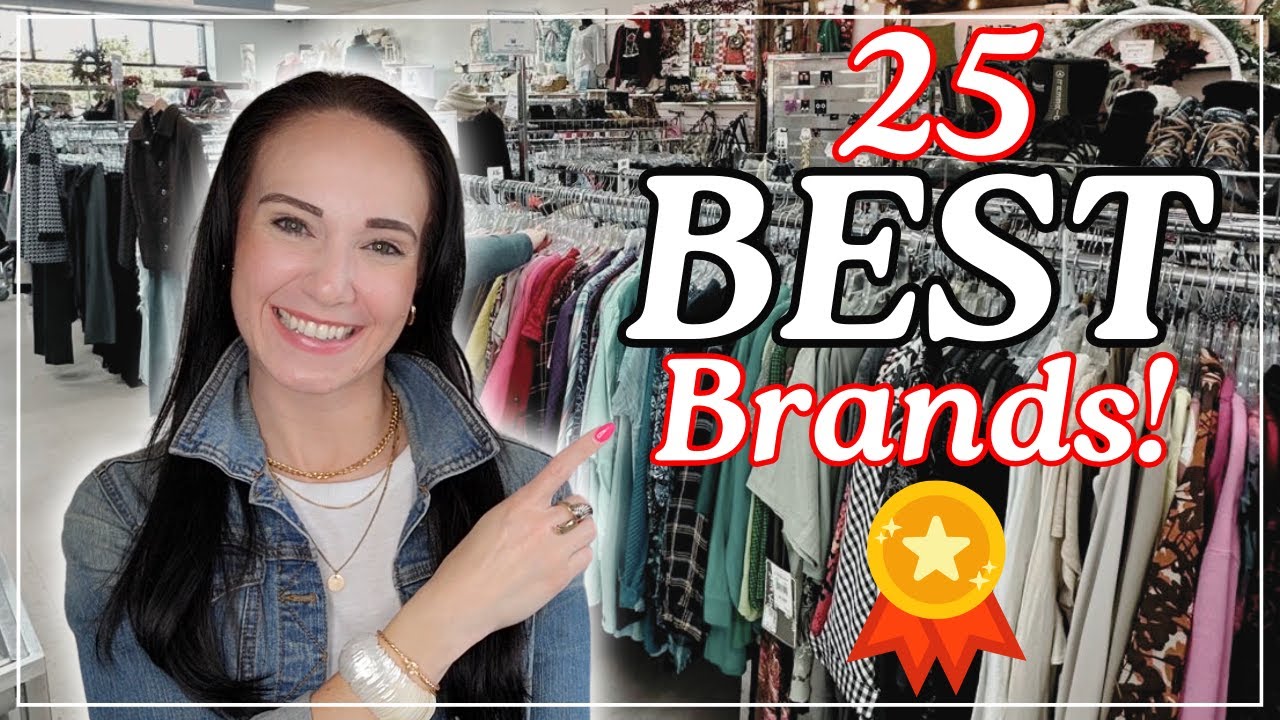 The 25 BEST Selling Brands to Resell on eBay & Poshmark in 2025! MY BUCKET LIST! #resell #thrifting