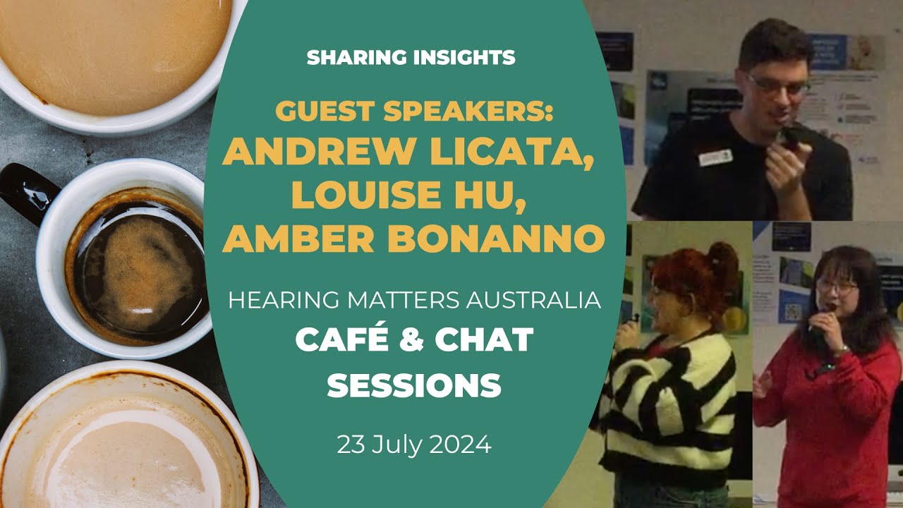 HMA Cafe and Chat sessions: Becoming an Audiologist