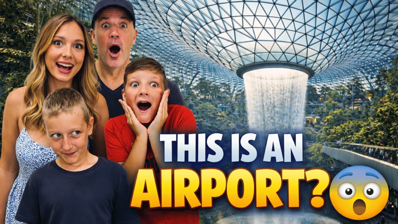 🇸🇬 First Time at Singapore's World-Class Airport & It's Insane 😲
