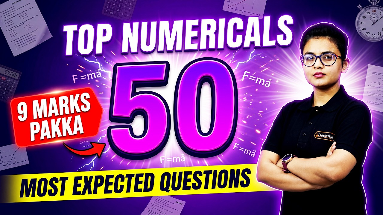 🔥 Top 50 Most Expected Numericals | 2nd PUC Chemistry 2026 Final Exam Revision 💯🧪