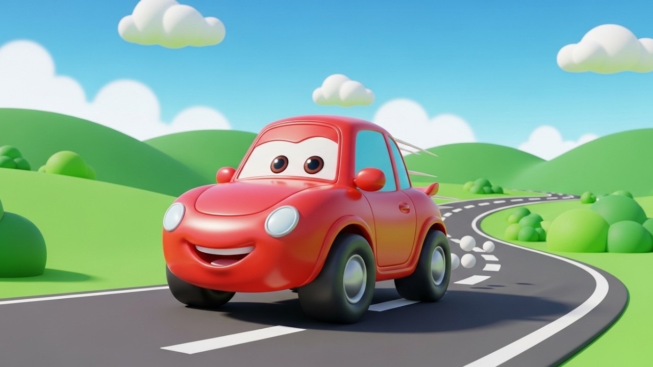 Vroom Vroom 🚗 | Fun Car Song for Kids | Fast and Happy Driving Adventure