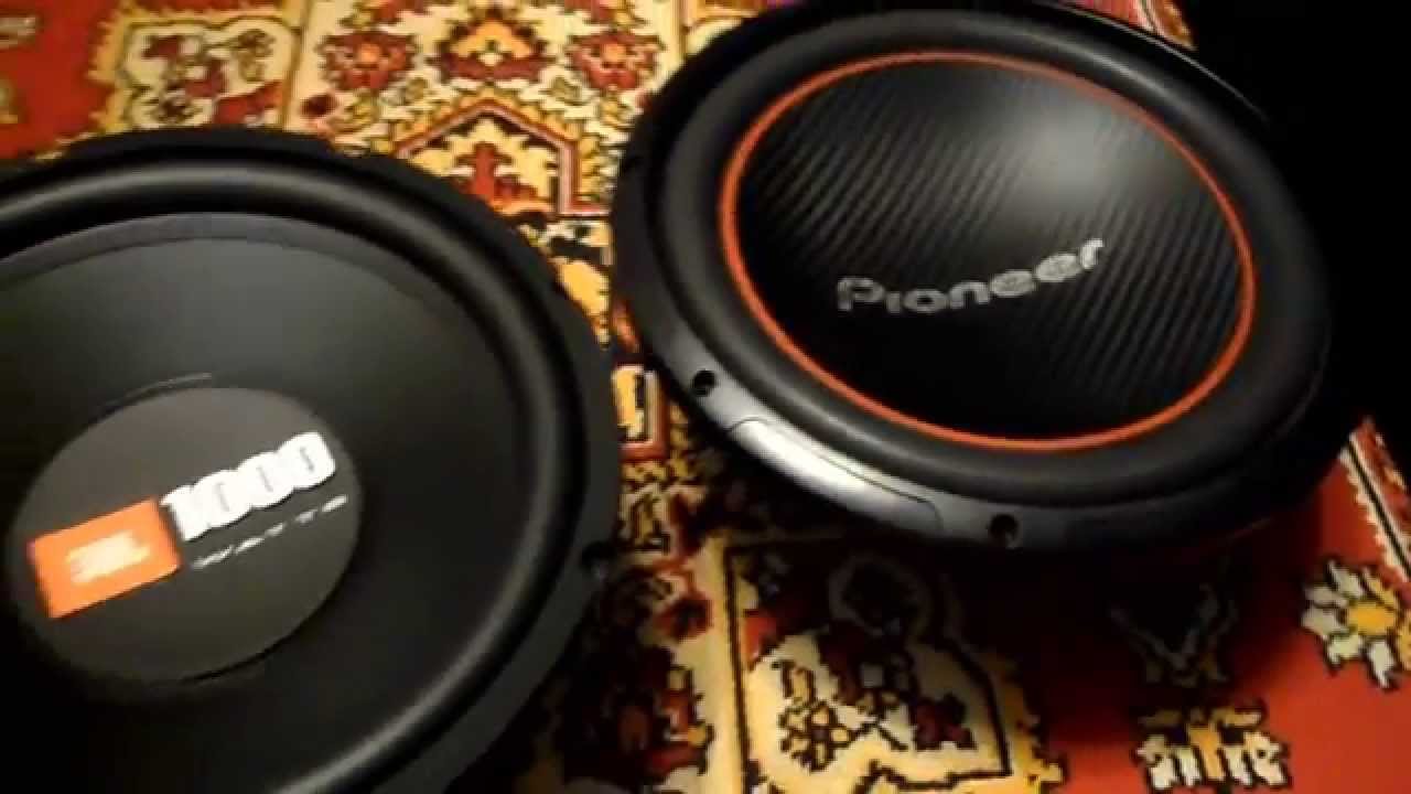 Pioneer ts-w 304r vs. jbl cs1214