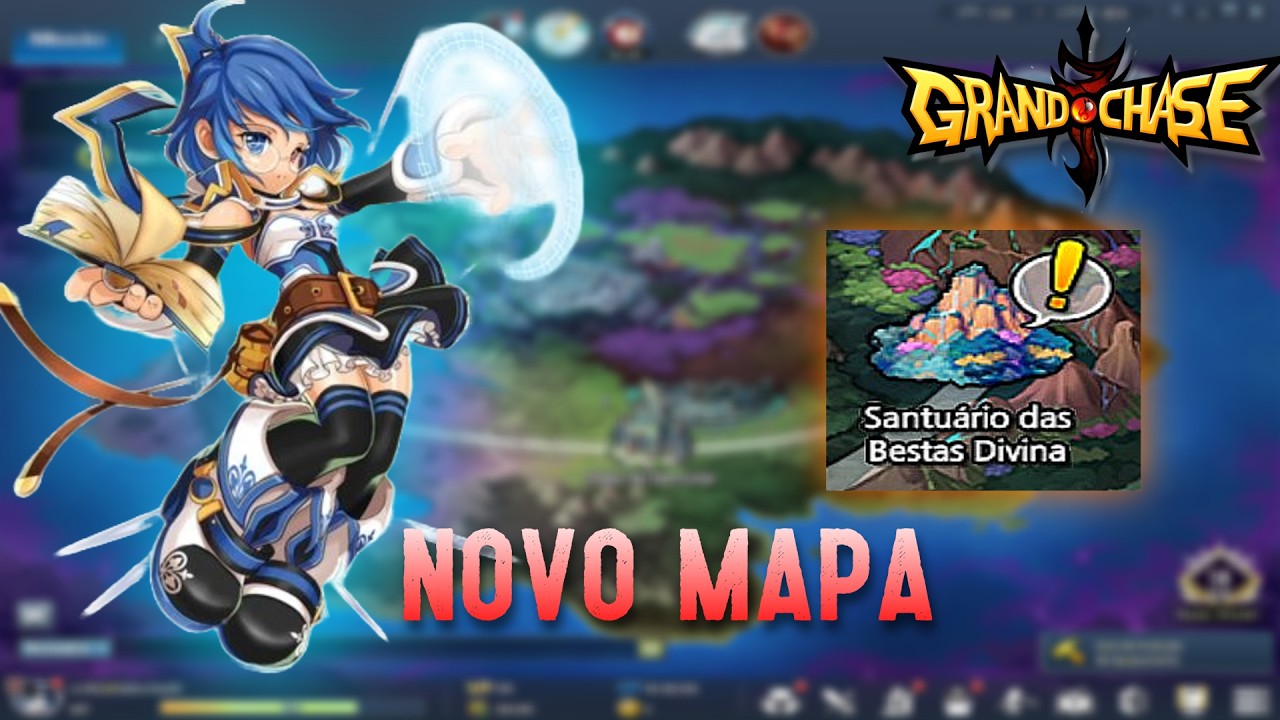 F2P-Farmando diarias e Explorando novo MAPA!!!! GRAND CHASE CLASSIC
