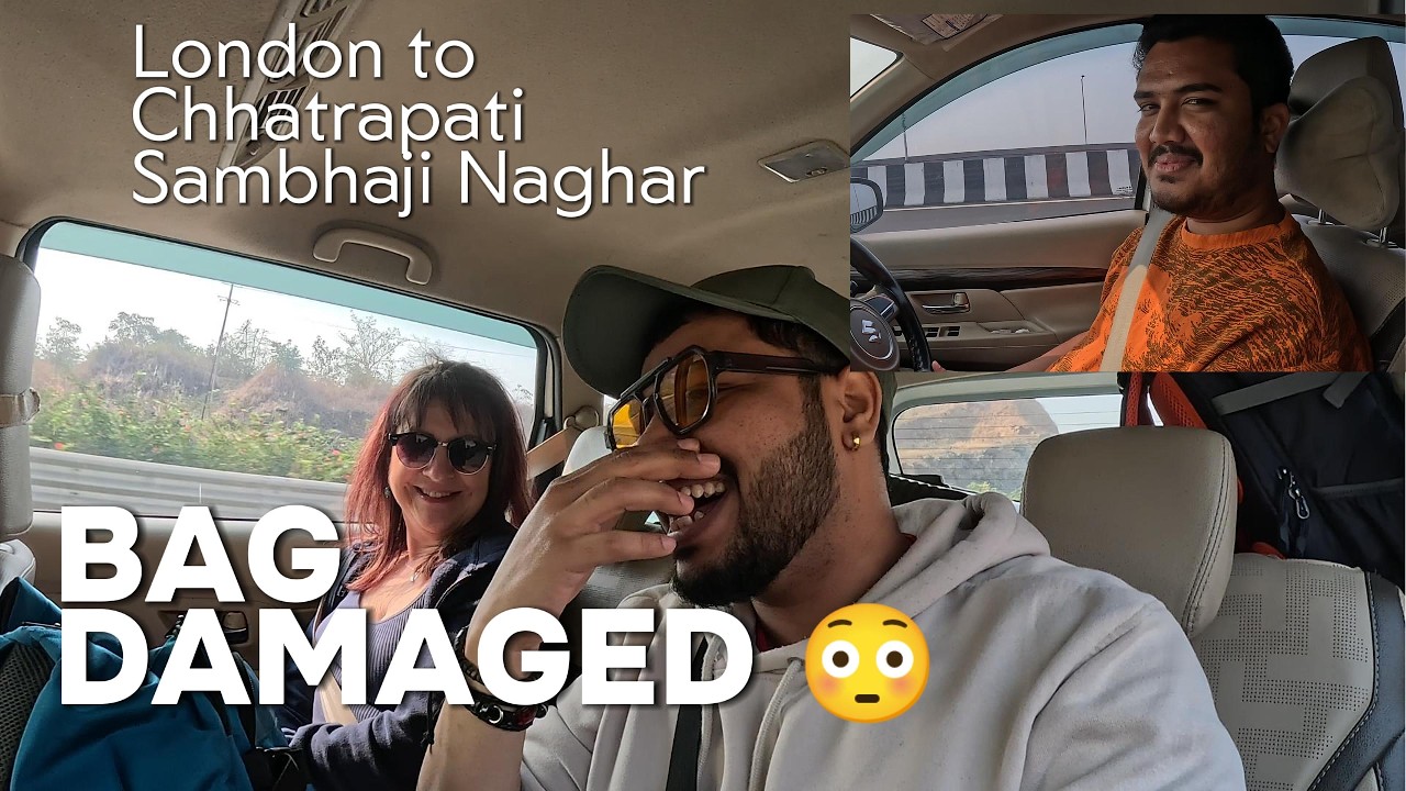 My Luggage Got Damaged! 😳 London to India Travel Vlog