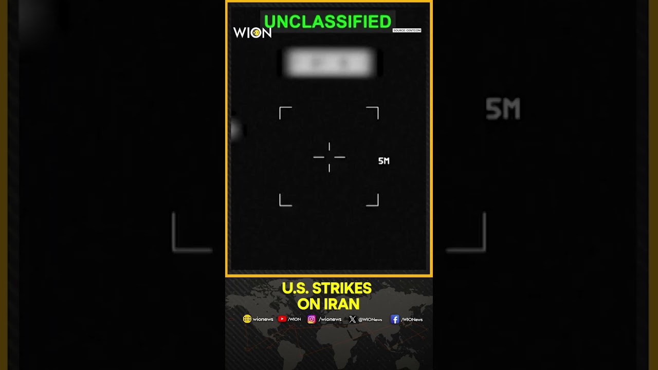 US Releases Video Claimed to Show Strikes on Iran Targets Amid Escalating Conflict | WION