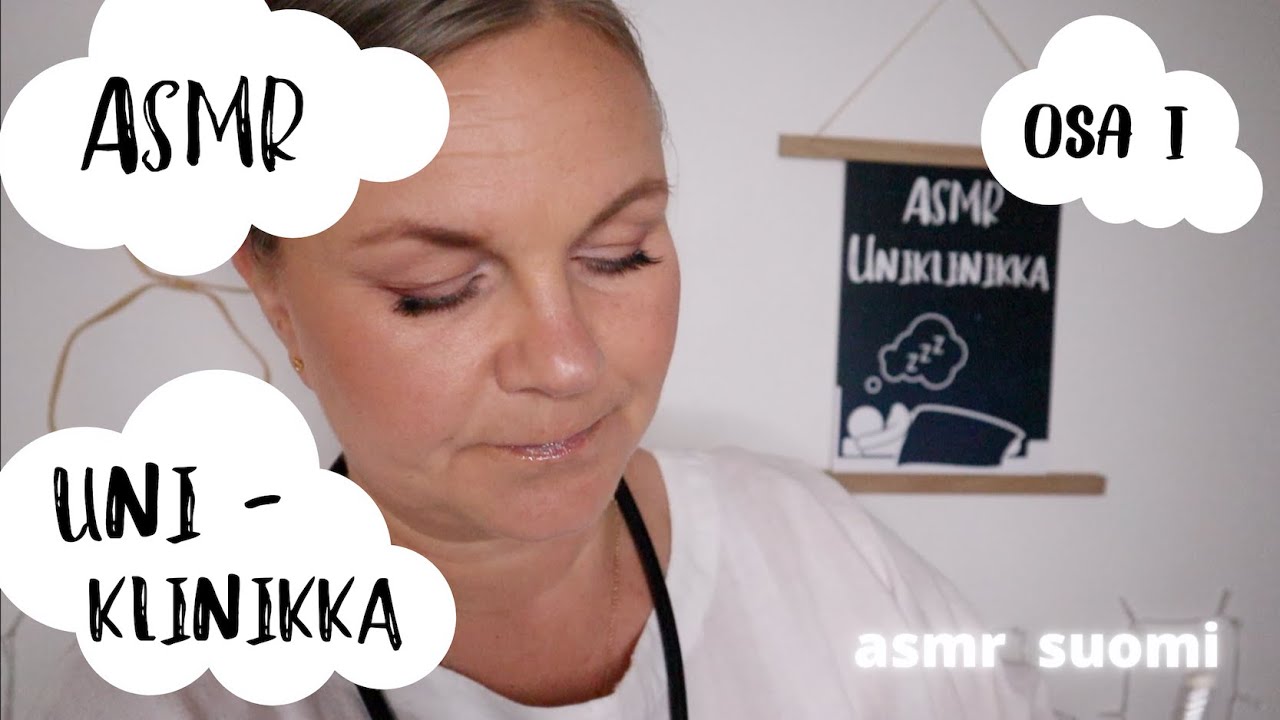 ASMR SUOMI💙Uniklinikka Osa I - Check-in ja mini terveystarkastus | Sleep Clinic Part One