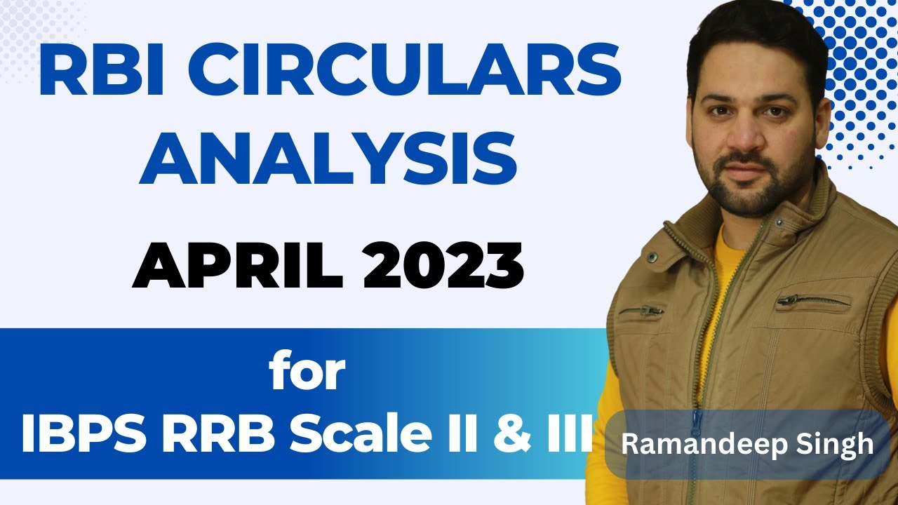 RBI Circulars April 2023 Analysis
