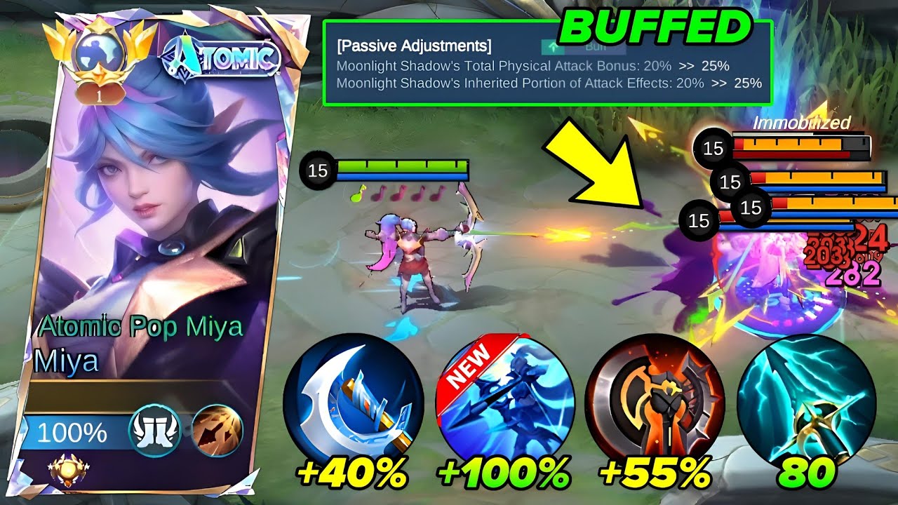 THANK YOU MOONTON FOR THIS NEW HIGH DAMAGE BUILD FOR BUFFED MIYA!🔥 - MIYA BEST 1 HIT BUILD 2025!!
